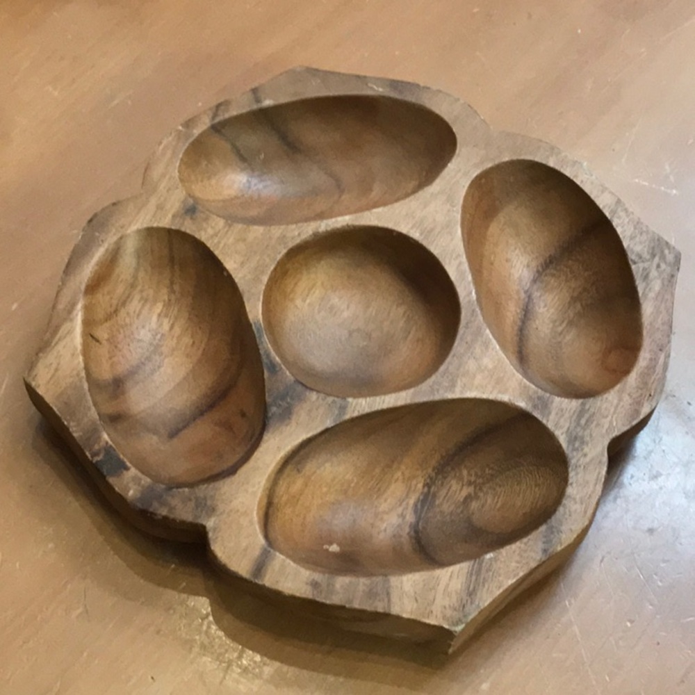 Olive & Thyme Wooden Tray